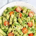 Gesundes Avocado-Pesto-Pasta-Rezept von Sweet Potato Soul