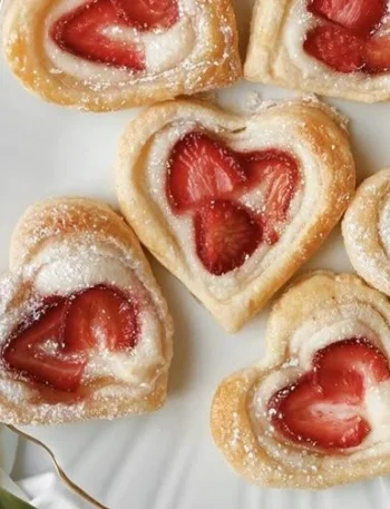 Leckere vegane Danishes auf einem Teller, ideal für Veganer und Feinschmecker.