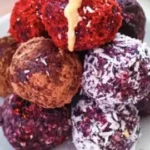 Blaubeer Zitronen Energy Balls - gesunder Snack voller Energie