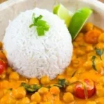 Schnelles Kichererbsencurry Rezept mit frischen Zutaten