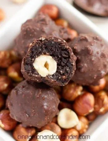 Vegane Ferrero Rocher Pralinen aus hochwertigen Zutaten