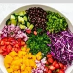 Schwarze Bohnen Mango-Salat, ein erfrischendes und gesundes Rezept