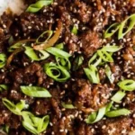 Veganes Bulgogi - pflanzliche koreanische BBQ-Alternative aus würzigen Zutaten.
