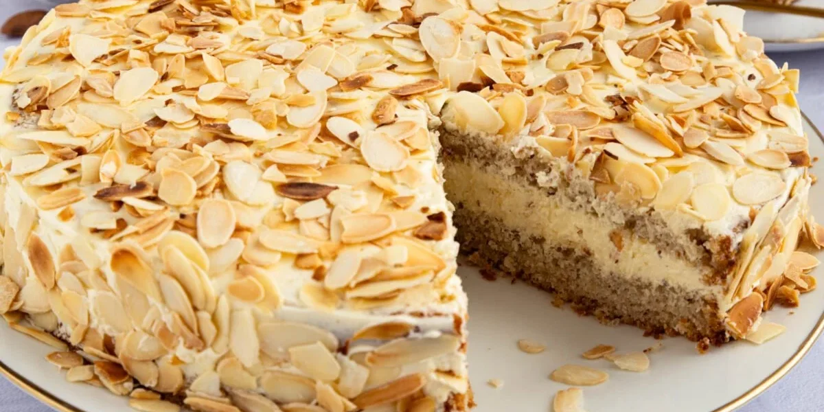 Vegane schwedische Mandeltorte – einfaches Rezept für ein köstliches Dessert