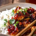Luftgebratener koreanischer Chili-Blumenkohl, vegan und lecker