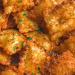 Vegan fried ravioli inspired by Olive Garden