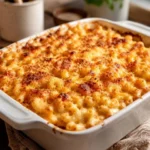 Hohe Proteine veganes Mac and Cheese Gericht in einer Schüssel