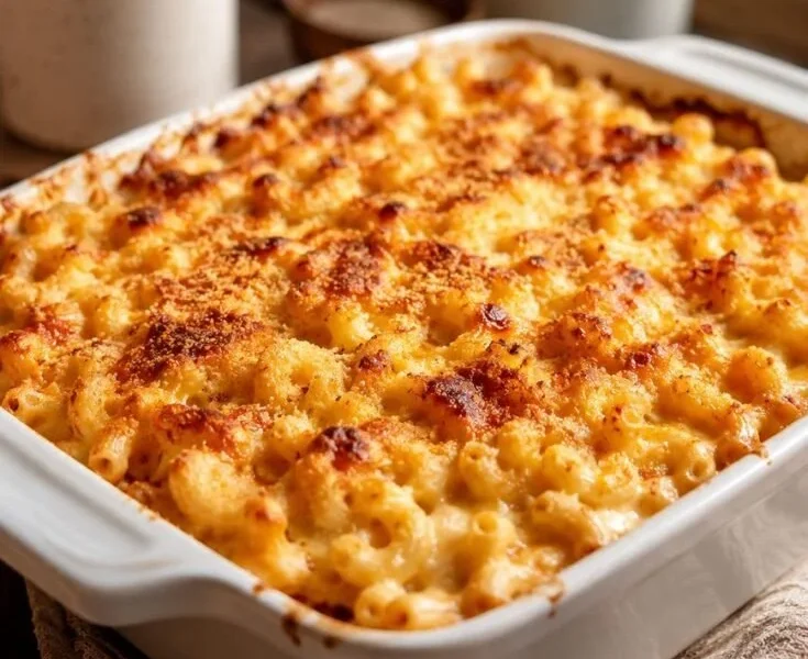 Hohe Proteine veganes Mac and Cheese Gericht in einer Schüssel